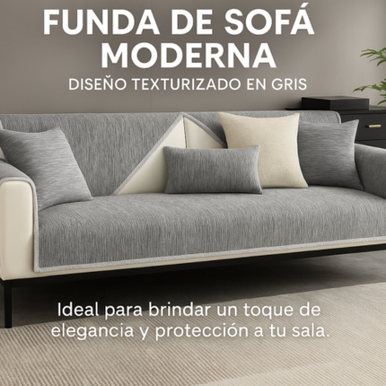 Funda de Sofá Completa en Algodón y Poliéster