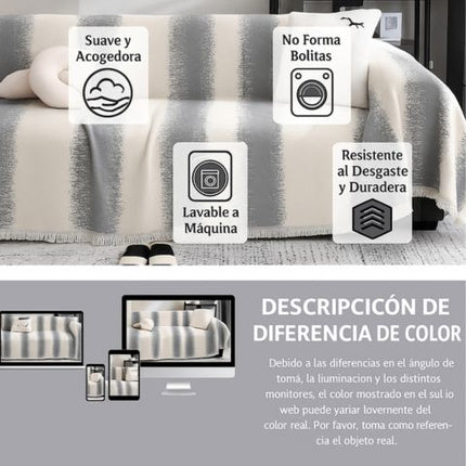 Funda para Sofá Encanto en Algodón y Poliéster